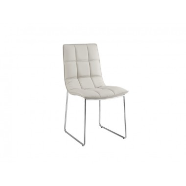 LEANDRO Light Gray Dining Chair
