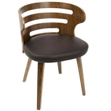 LumiSource Cosi Chair - BROWN - Perspective
