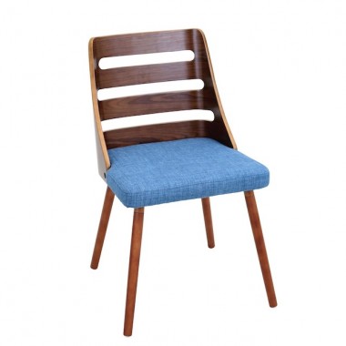 LumiSource Trevi Chair - BLUE - Perspective