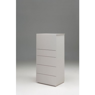 Vex 5-Drawer Chest Matte Stone