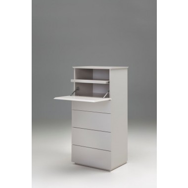 Mobital Vex 5-Drawer Chest Matte Stone/White Hover