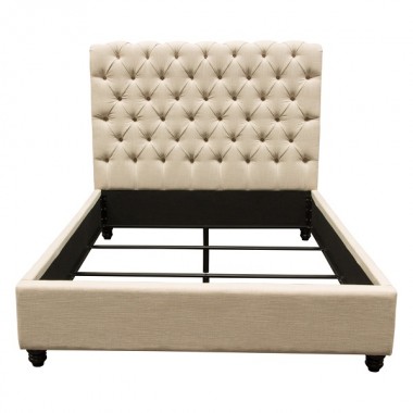 Diamond Sofa Chesterfield Cal King Tufted Bed