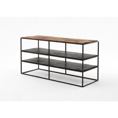 Nova Solo Rustica TV Stand Open Shelving Hover