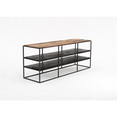Nova Solo Rustica TV Stand Open Shelving - 140cm Hover