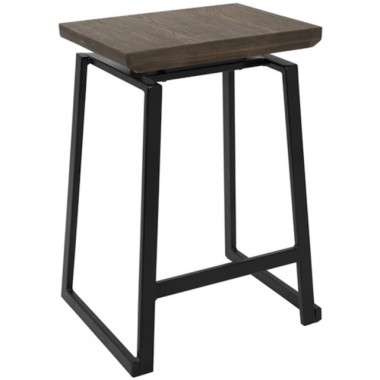 LumiSource Geo Counter Stool - Set of 2 Hover