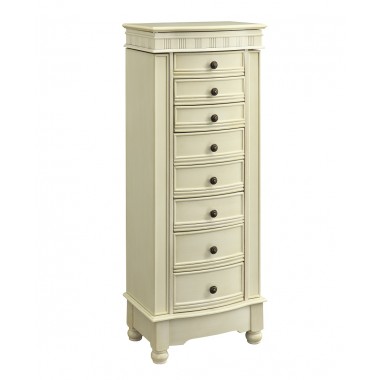 Powell Murphy Cream Jewelry Armoire