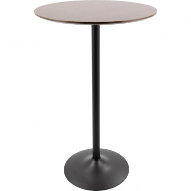 LumiSource Pebble Table - Black + Espresso