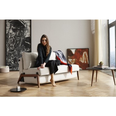 Cubed 02 Chair In Dark Wood Legs