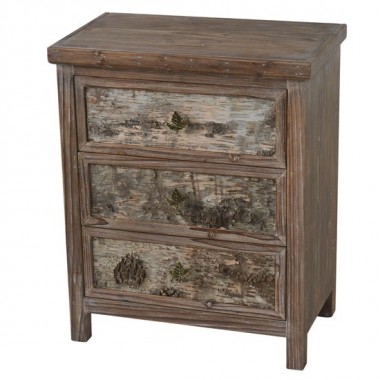 Maple Ridge 3 Drawer Chest 