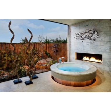 Spark Modern Fires - Fire Ribbon Direct Vent  WIth Mandatory Safety Screen - 6 ft Hover