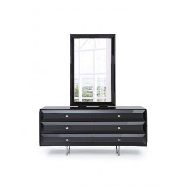 Abrazo Dresser In High Gloss Black