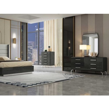 Whiteline Modern Living Los Angeles Double Dresser