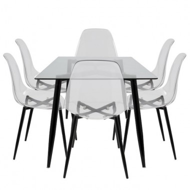 LumiSource Clara Dining Set Hover