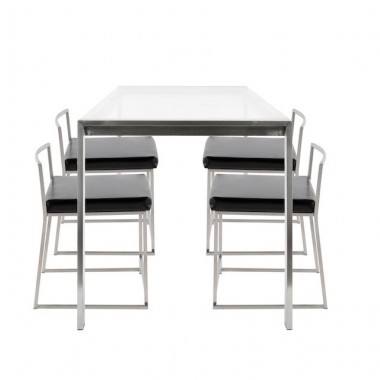 LumiSource Fuji Dining Set Hover