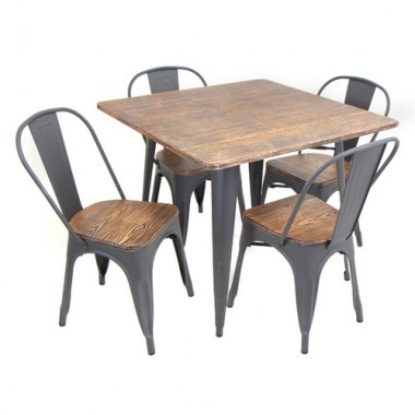 LumiSource Oregon Dining Set - 5 Piece