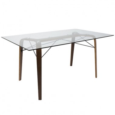 LumiSource Trilogy Dining Table - Perspective