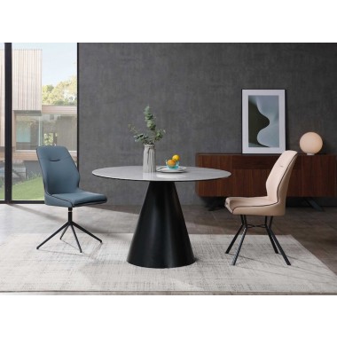 Whiteline Modern Living Sun Dining Table