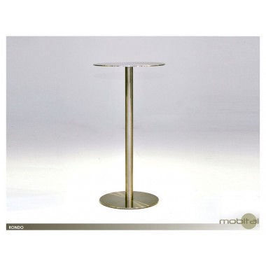 Maldives Bar Table White with Grey Epoxy Cement Base