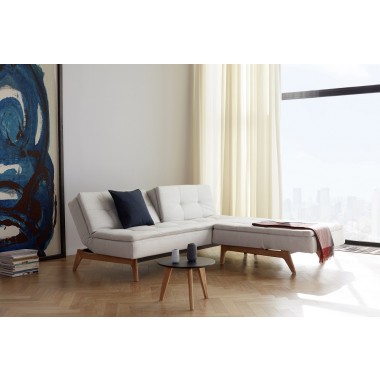 Splitback Dublexo Sofa in Dark Wood