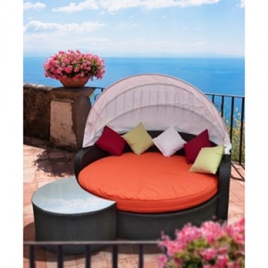 Modway Perectiona Canopy Daybed in Espresso Red - On SALE!