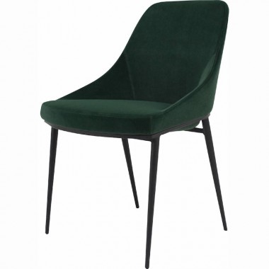 Moe's Home Collection Sedona Dining Chair - Set of 2 - Green Velvet