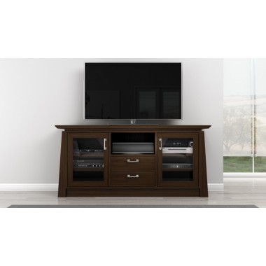 Furnitech Elegante 70" Contemporary Asian Console w/ Tapered Legs