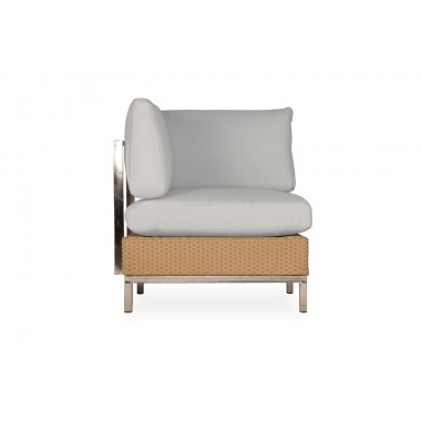 Lloyd Flanders Elements Corner Sectional With Stainless Steel Back Hover