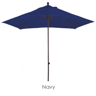 California Umbrella 11' Fiberglass Market Umbrella EasyLift No Crank No Tilt Bronze Hover