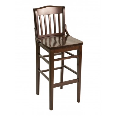 European 43.5" Beech Wood Barstool - FLS-02B