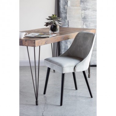 Moe's Home Collection Harmony Dining Chair - Set of 2 - White Smoke