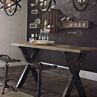 Diamond Sofa Franklin Vintage 79" Dining Table