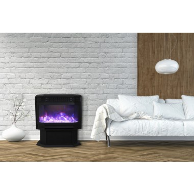 Sierra Flame 34" Wall Mount / Flush Mount Fireplace - Lifestyle