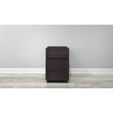 Furnitech FT16PDG 2 Drawer Contemporary Rolling Pedestal