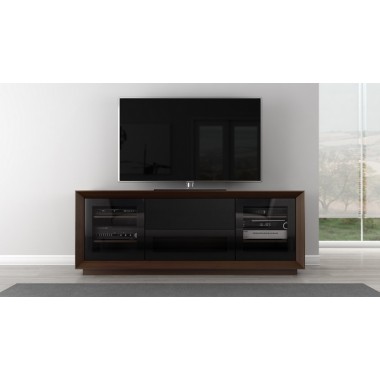 Furnitech 70" Contemporary TV Stand - Warm Walnut