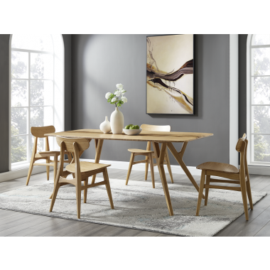 Cassia Dining Chair Caramelized - Lifestyle in Set