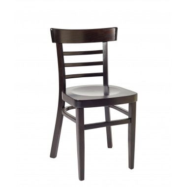 Giulia Side Chair In Dark Walnut