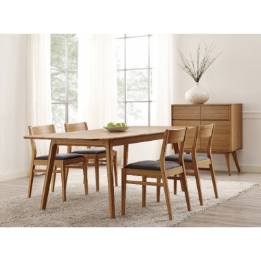 Laurel Extention Dining Table - Carmalized - Set