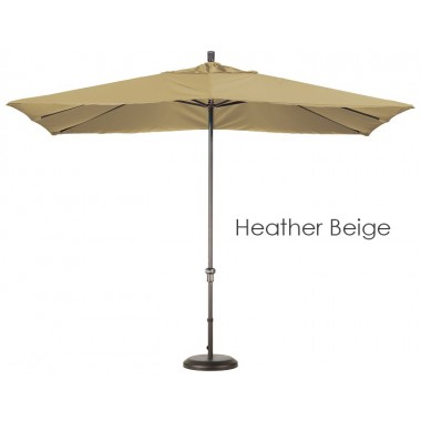 California Umbrella 11'X8' Rectangular Aluminum Market Umbrella Bronze - Sunbrella Hover