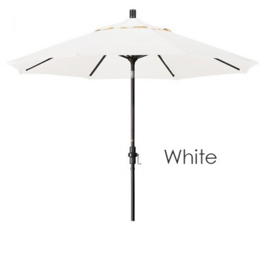 California Umbrella 9' Aluminum Market Umbrella Collar Tilt - Bronze - Olefin