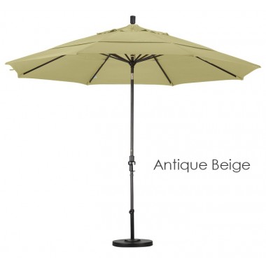 California Umbrella 11' Aluminum Market Umbrella Collar Tilt DV Bronze - Olefin