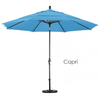 California Umbrella 11' Aluminum Market Umbrella Collar Tilt DV Bronze - Pacifica