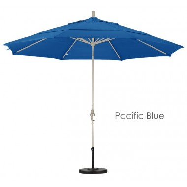 California Umbrella 11' Aluminum Market Umbrella Collar Tilt DV Sand - Pacifica Hover