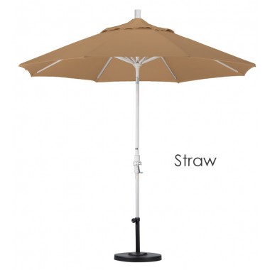 California Umbrella 11' Aluminum Market Umbrella Collar Tilt DV Bronze - Sunbrella Hover