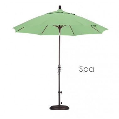 California Umbrella 9' Fiberglass Market Umbrella Collar Tilt Bronze - Pacifica Hover