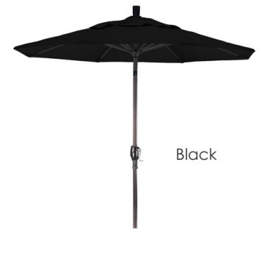 California Umbrella 7.5' Aluminum Market Umbrella Push Tilt Bronze - Pacifica