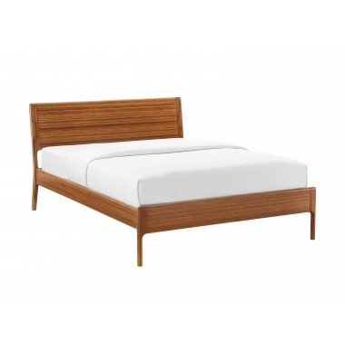 Greenington Ventura King Platform Bed - Amber - Angled View