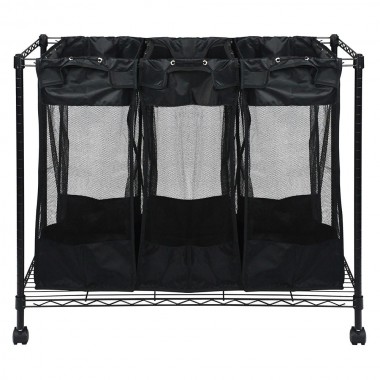 Oceanstar Triple Storage Organizer and Laundry Sorter Hover