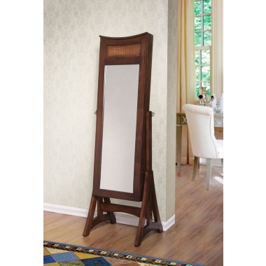 W Unlimited Bianca Jewelry Armoire Cheval Mirror   Hover