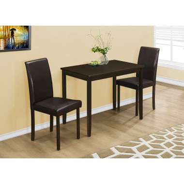 Monarch Specialties Dining Set - 3pcs Set