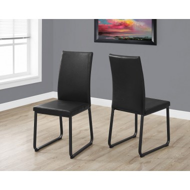 Monarch Specialties Dining Chair - 2pcs / 38"H / Leather-Look Hover